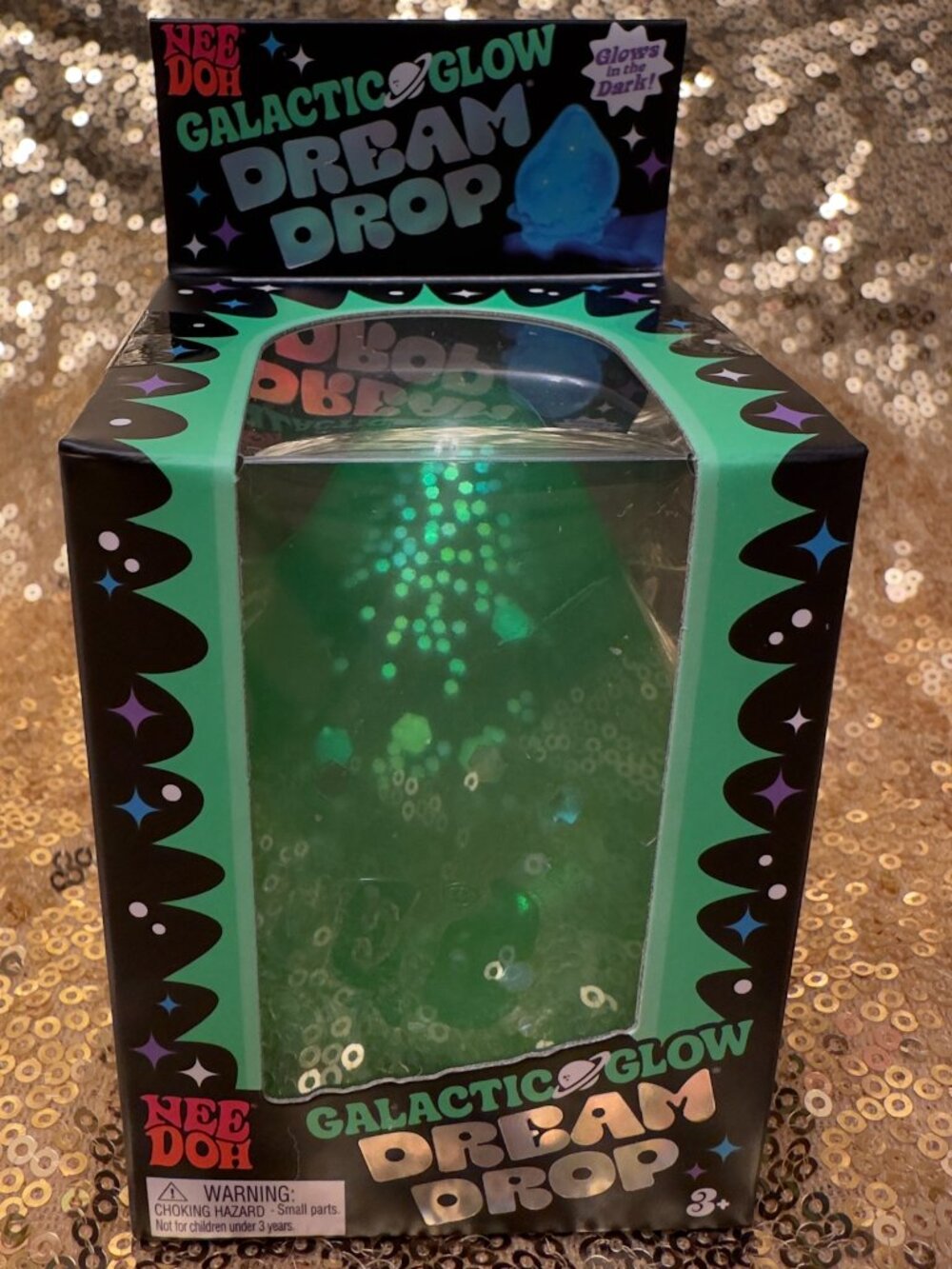 Needoh Galactic Glow Dream Drop - Green (Rare)